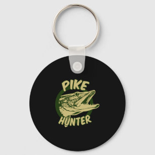 Pike hunter keychain