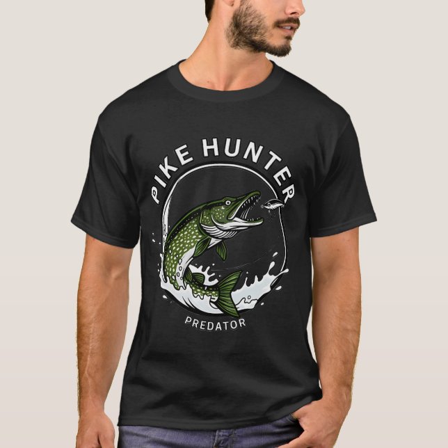 Pike Hunter T-Shirt Design (Front)