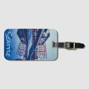 Pike Market Seattle Luggage Tag