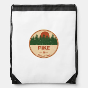 Pike National Forest Drawstring Bag