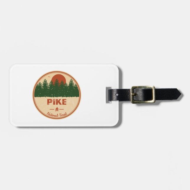 Pike National Forest Luggage Tag (Front Horizontal)