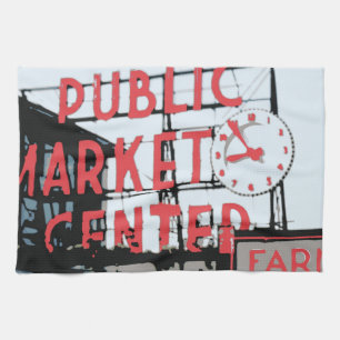 Pike Place Market Kitchen Towel