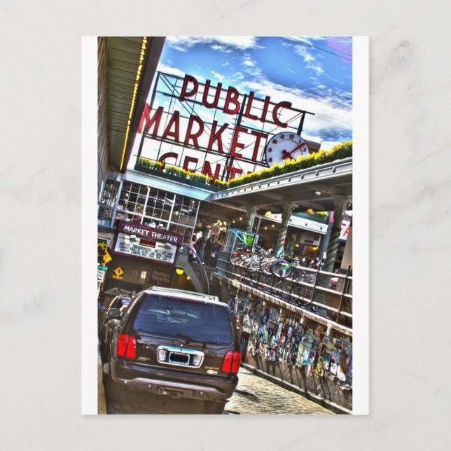 Pike Place Market Postcard (Front)