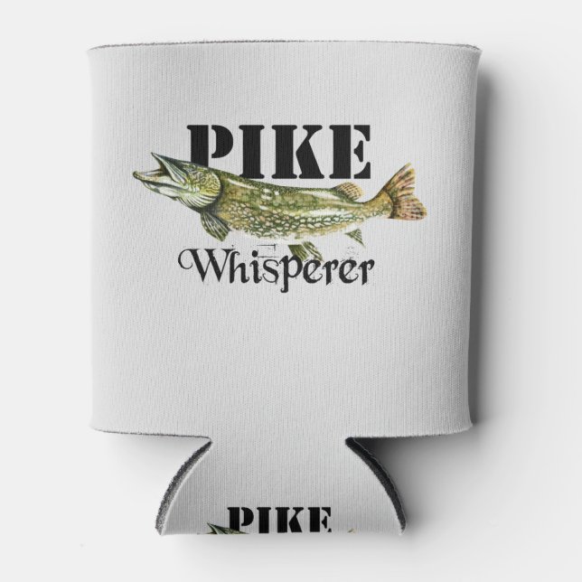 Pike Whisperer Light Can Cooler (Front)