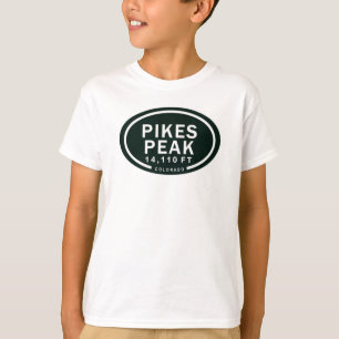 Pikes Peak 14,110 FT CO Mountain T-Shirt