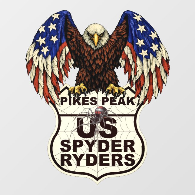 Pikes Peak Chapter - Decal Eagle Logo (Sheet)