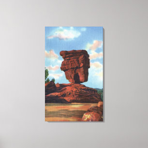 Pikes Peak, Colorado - Balanced Rock Canvas Print