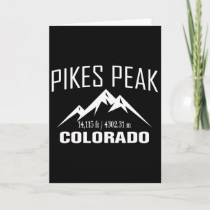 Pikes Peak Colorado Climbing Summit Club Outdoor G Card