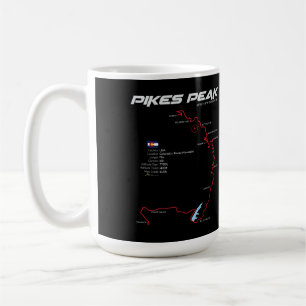 Pikes Peak Colorado USA Route 01 Coffee Mug