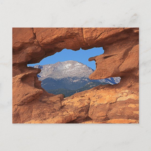 Pikes Peak Mountain Postcard (Front)