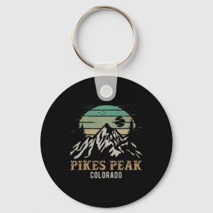 Pikes Peak National Park Merchandise Hiking Pikes Keychain