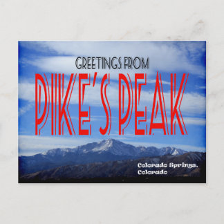 Pike's Peak Postcard