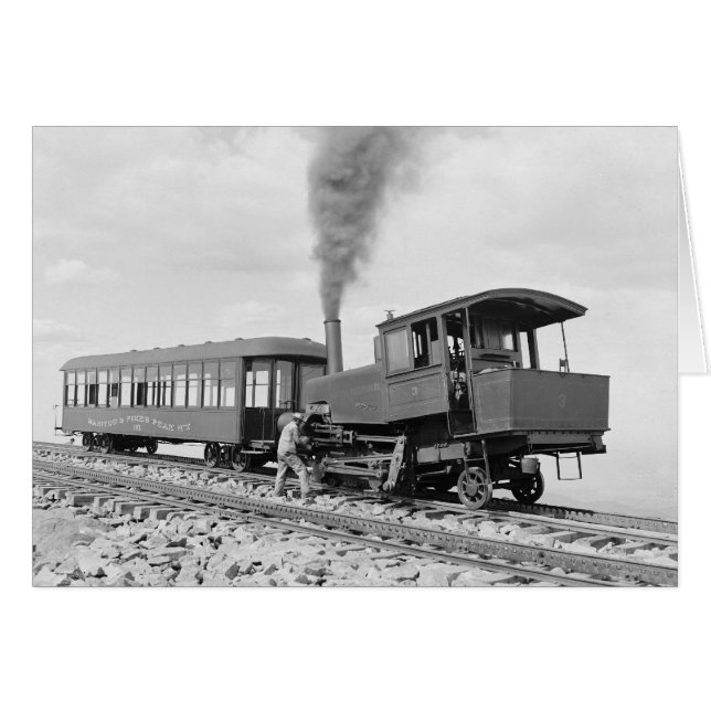 Pikes Peak Railway, 1900 (Front Horizontal)