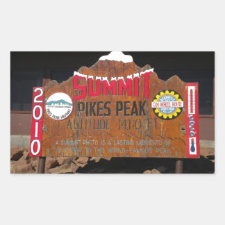 Pike's Peak Summit, Colorado Sticker