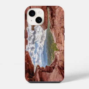 Pikes Peak Through A Rock Hole iPhone 14 Case