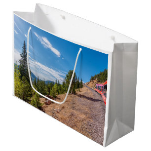 Pikes Peak Trai Ride Large Gift Bag