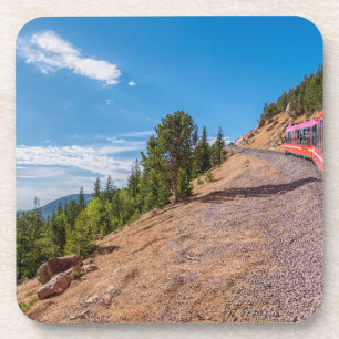 Pikes Peak Train Ride Dessous de verre Set