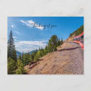 Pikes Peak Train Ride Penser À Vous Carte Postale
