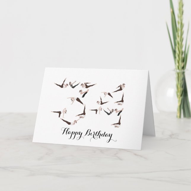 Pilates 34 Carte Anniversaire (Devant)