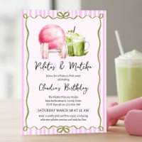 Pilates and Matcha Any Age Wellness Birthday Party