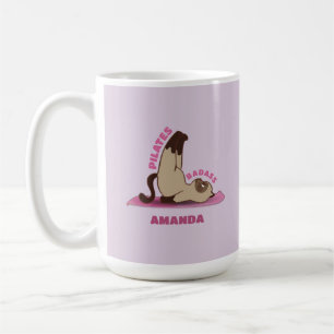 Pilates Badass entraînement Kitty Cat Mug