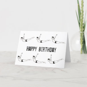 Pilates Bonne carte d'anniversaire
