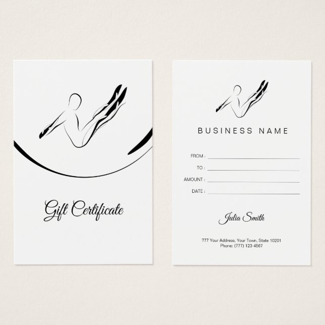 Pilates Boomerang pose (Devant & derrière)