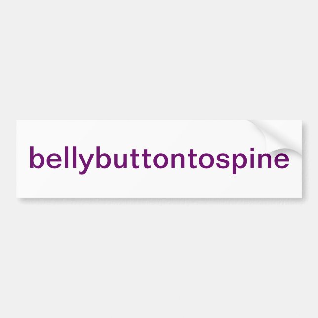 Pilates Bumper Sticker (Front)