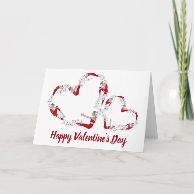 Pilates Carte Coeur de Saint Valentin (Devant)