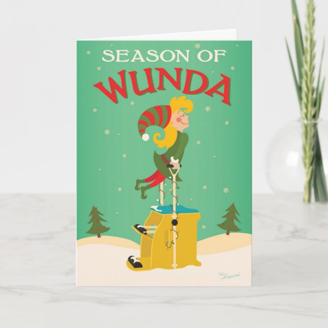 Pilates Carte de vacances - Saison Wunda (Devant)