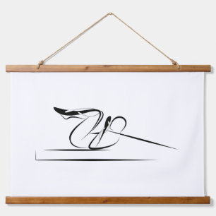 Pilates Coordination Pose - Reformer Hanging Tapestry