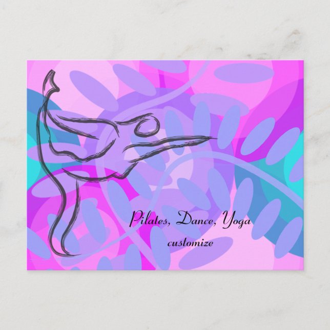 Pilates, Dance, Yoga?? Postcard (Front)