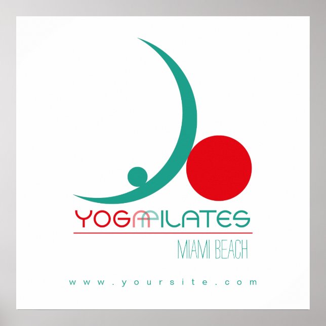 Pilates de yoga - Poster (Devant)