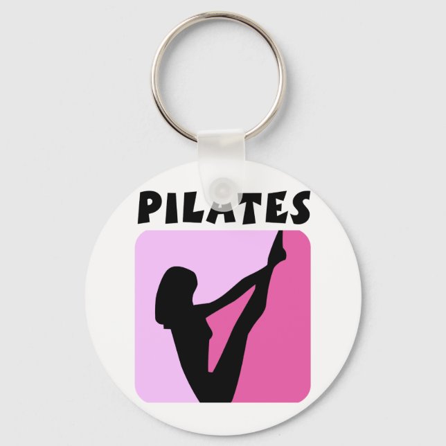 Pilates figure design! keychain (Front)