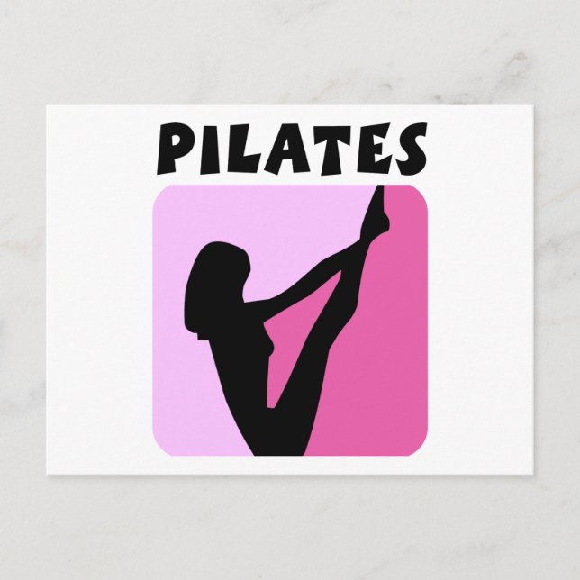Pilates figure design! postcard (Front)
