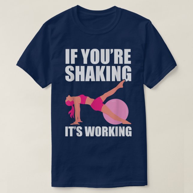 Pilates Fitness Pilates Instructor Coach Yoga Work T-Shirt (Design Front)