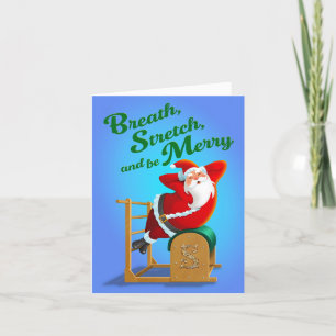 Pilates Holiday Card - Breath Stretch & be Merry