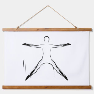 Pilates Horseback - Ladder Barrel Hanging Tapestry