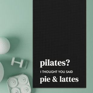 Pilates? I thought you said pie and lattes Yoga Mat
