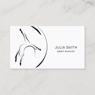 Pilates instructor business card
