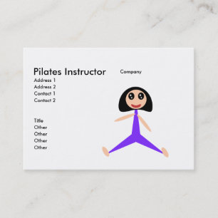 Pilates Instructor Business Card