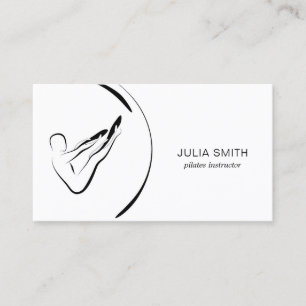 Pilates instructor business card