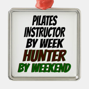 Pilates Instructor Hunter Metal Ornament