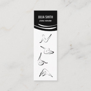 Pilates instructor mini business card