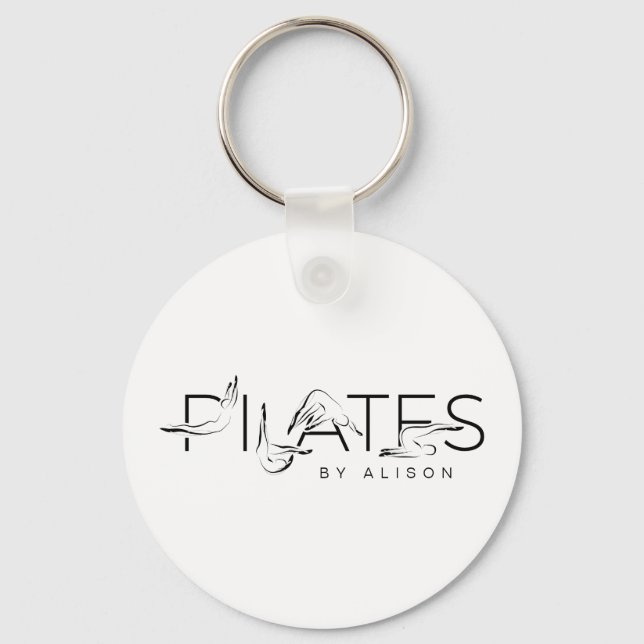 Pilates Instructor Pilates Letters  Classic  Keychain (Front)