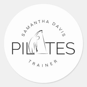 Pilates Instructor Pilates trainer  Classic Round Sticker