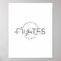 Pilates Instructor Pilates word
