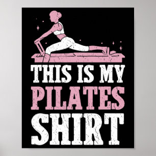 Pilates Lover Women Pilates Contrology Yoga  Poster