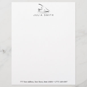 Pilates Mermaid on the reformer Letterhead