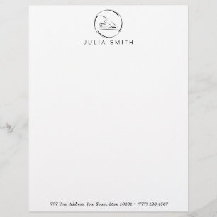 Pilates Mermaid on the reformer Letterhead